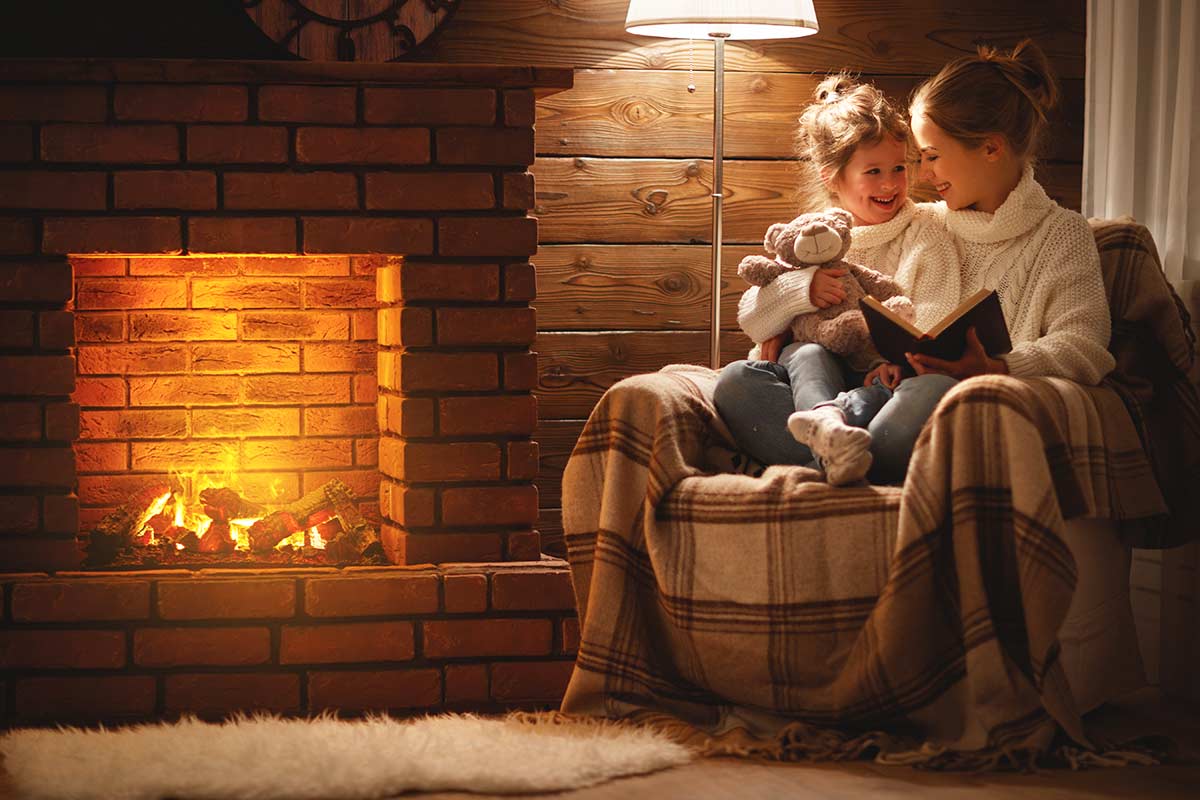 Chalet - fireplace