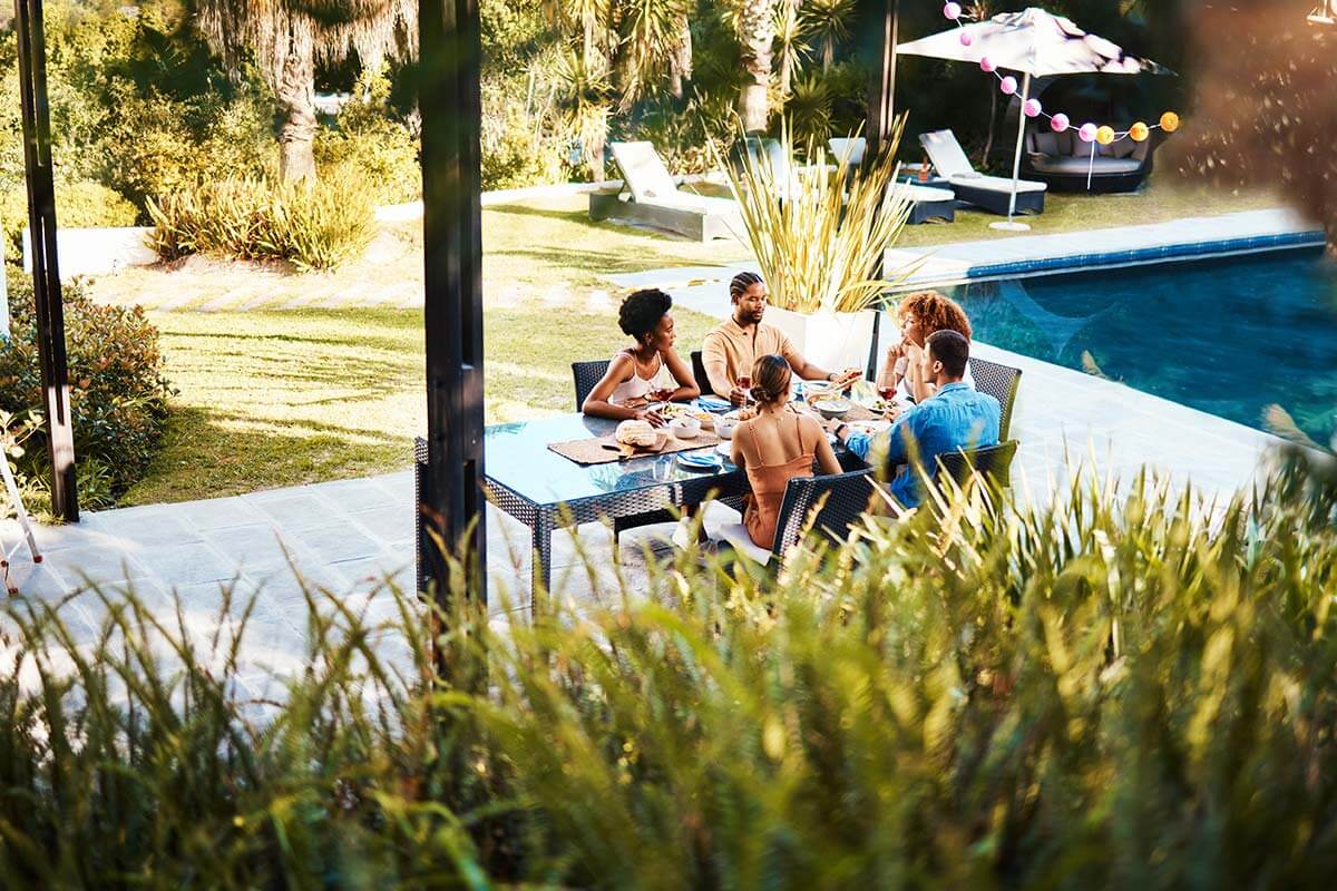 Vacation with friends in a villa