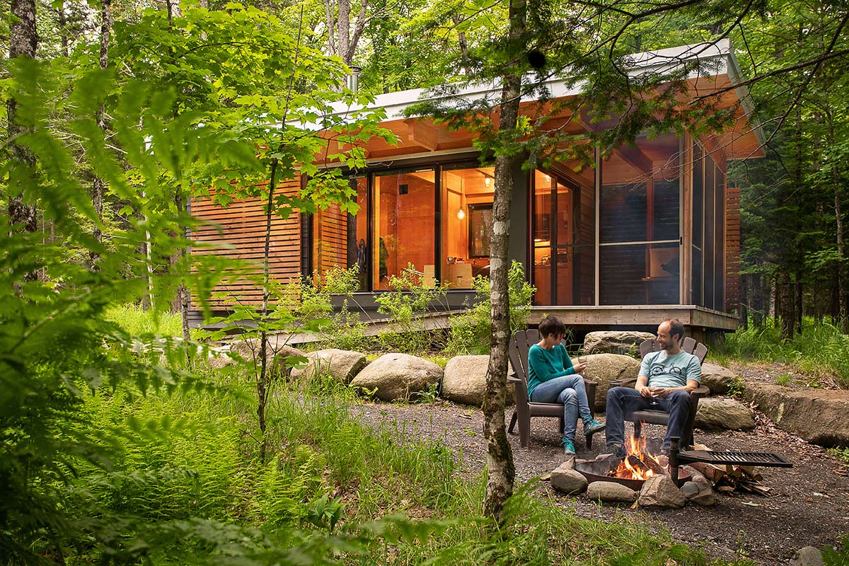 Chalet located in the heart of the forest