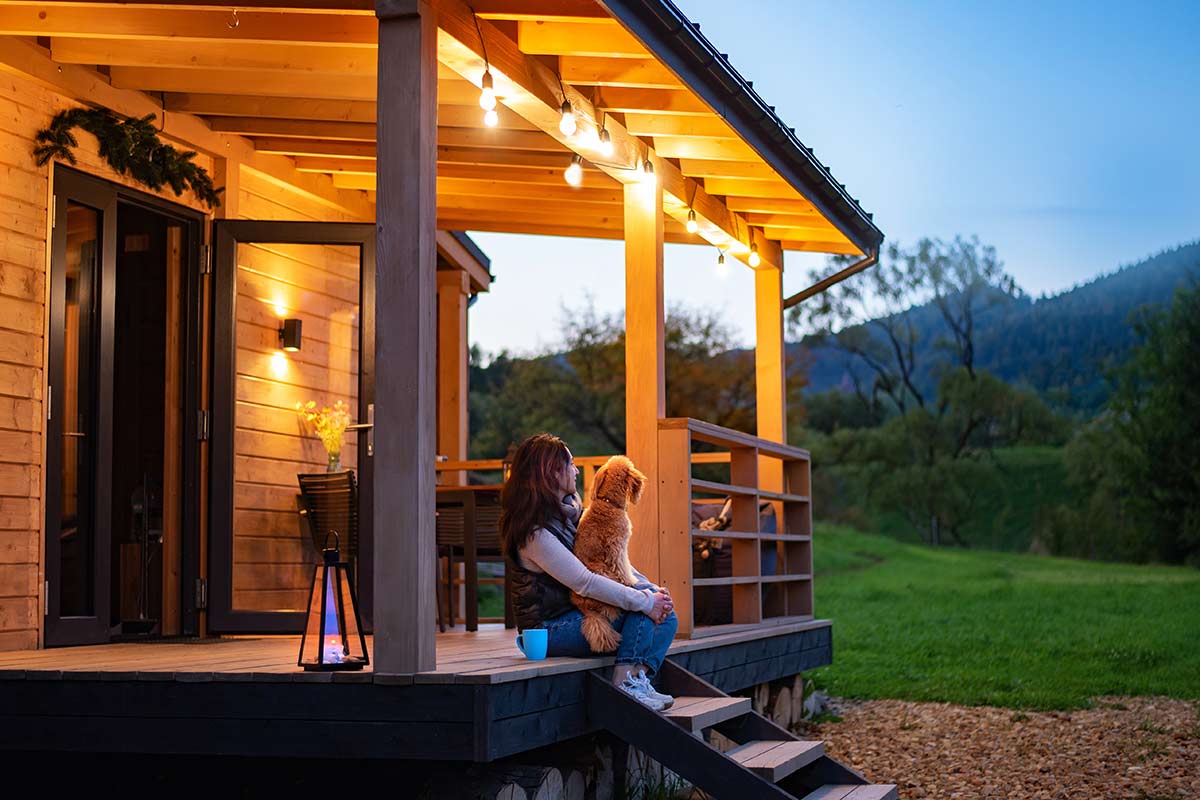 Terrace - Forest chalets